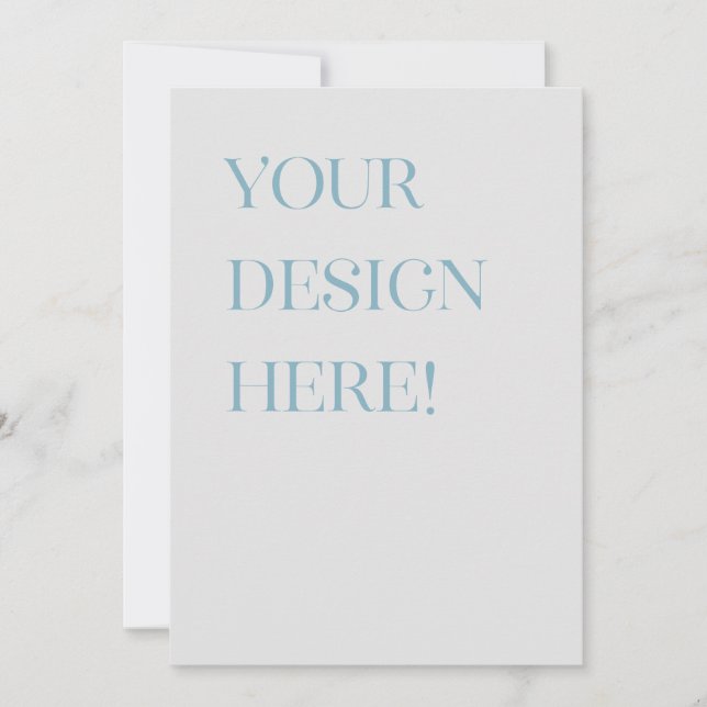 Invitation Votre design ici - pour votre propre design person (Devant)