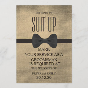 Invitation Votre service en tant que grand gardien