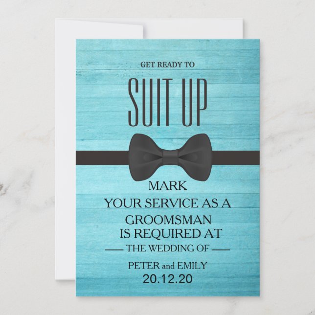 Invitation Votre service en tant qu'entreprise (Devant)