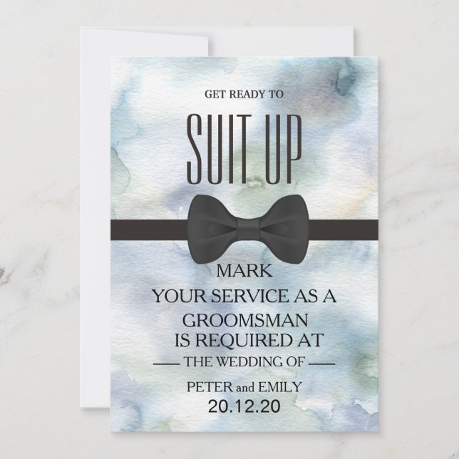 Invitation Votre service en tant qu'entreprise (Devant)