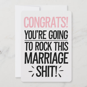Invitation Vous Alliez Faire Un Tabac Dans Ce Mariage Drôle D
