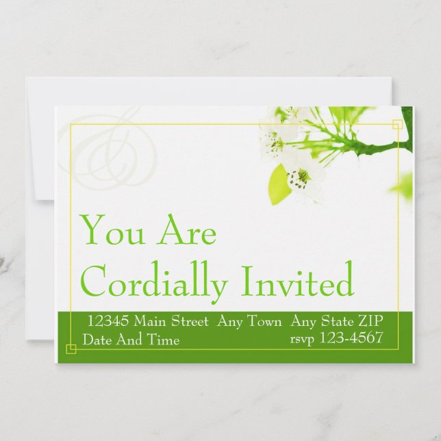 INVITATION VOUS ÊTES CORDIALEMENT INVITÉ (Devant)