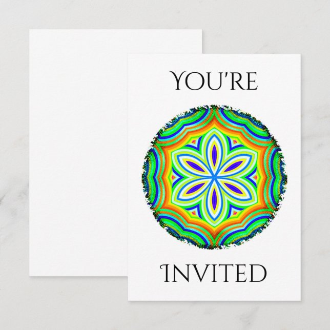 Invitation Vous êtes invité (Devant / Derrière)