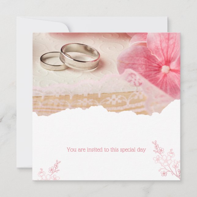 Invitation Vous êtes invité à cette journée spéciale (Devant)