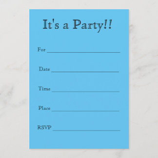 Invitation Vous êtes invité à ma fête d'anniversaire ! Invita