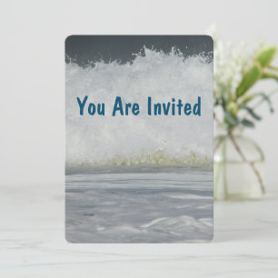 Invitation Vous êtes invités à des vacances de plage en famil