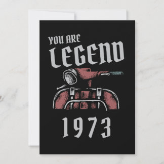 Invitation Vous êtes légende Vieux vespa