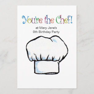 Invitation Vous êtes l'invitation de chef