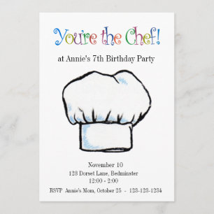 Invitation Vous êtes l'invitation du Chef