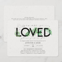 Vous Êtes Si Aimé Baby shower D'Adoption Tropical