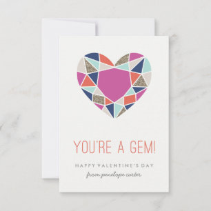 Invitation Vous êtes un Valentin en salle de classe Gem - Cob