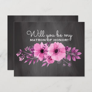 Invitation Vous serez ma domestique de dame de honneur  