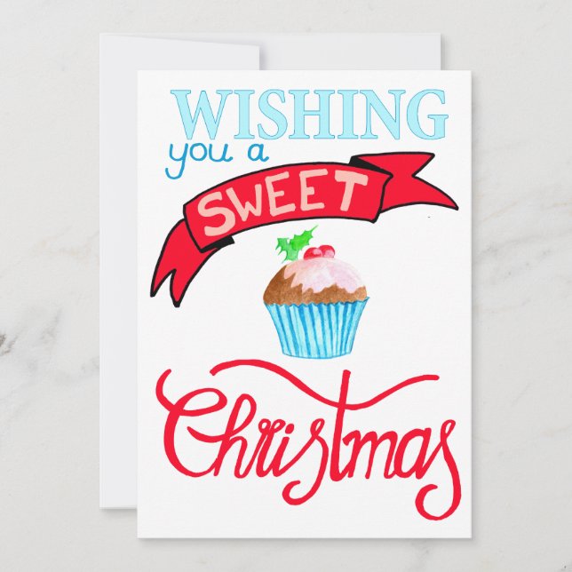 Invitation Vous souhaitant Noël très doux ! (Devant)