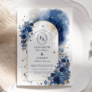 Invitation Voûte céleste sous les étoiles de mariage