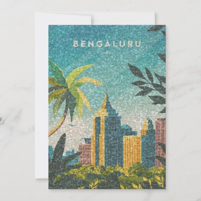 Invitation Voyage à BENGALURU (Devant)