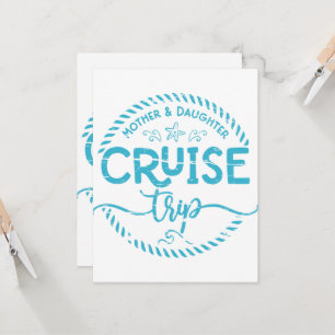 Invitation Voyage de croisière mère fille