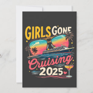 Invitation Voyage de filles de croisière 2025 Voyage de fille