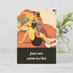 Invitation Voyage en croisière de fête de départ en retraite 