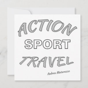 Invitation Voyage Sport d'Action