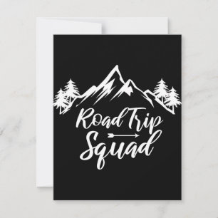 Invitation Voyage sur la route Excursion