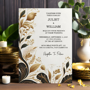 Invitation Vraiment Rustique Fiesta Floral Rose Mariage espag