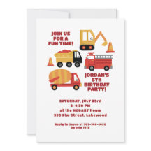 Vroom Honk Beep ! Camions Anniversaire