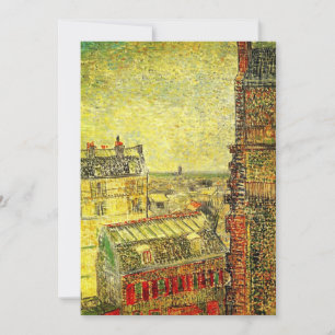 Invitation Vue de Paris depuis la chambre de Vincent par Vinc