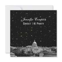 Vue de Washington DC sous les étoiles Etch DIY SQ
