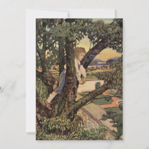 Invitation Vue depuis les arbres par Jessie Willcox Smith Ann