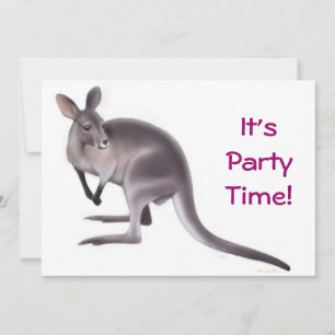 Invitation Wallaby Party