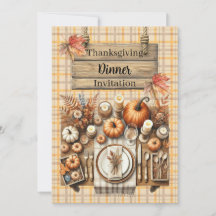 Warm Red and Orange Farmhouse Thanksgiving