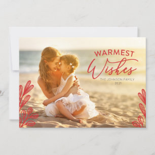 Invitation Warmest wishes Photo Card