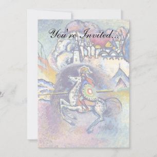 Invitation Wassily Kandinsky - Saint George et les cavaliers
