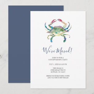 Invitation Watercolor Beach House Party