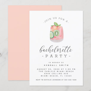 Invitation Watercolor Cocktail Minimalist