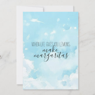 Invitation Watercolor Sky Thank You Card