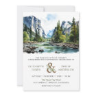 Watercolor Yosemite National Park QR Code Mariage