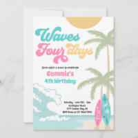Waves Four Days Retro Surf Beach 4e anniversaire