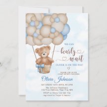 We Can Bearly Wait Hot Air Balloon Baby Shower