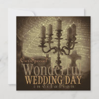 Web Vintage de scintillement Mariage gothique