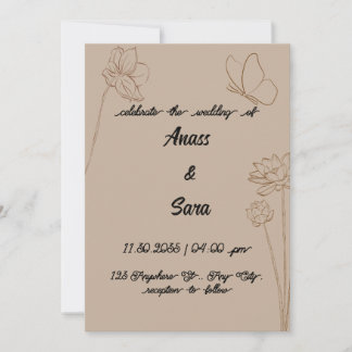 Invitation wedding