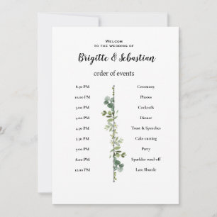Invitation Wedding Celebration Brigitte Sebastian Ceremony
