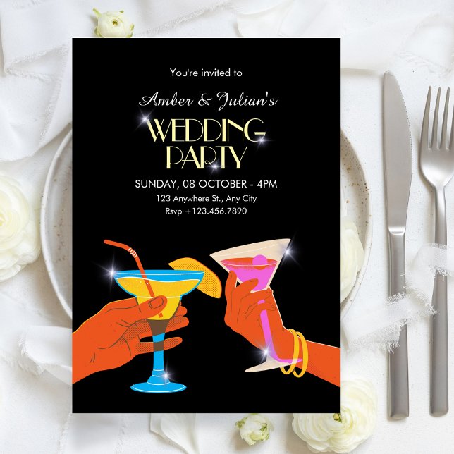 Invitation Wedding party (Créateur téléchargé)