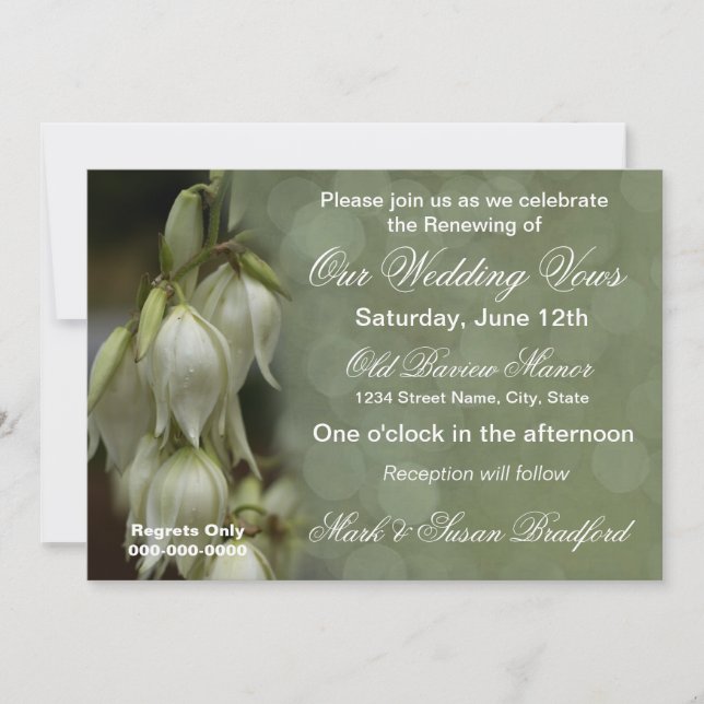 Invitation -Wedding Renewal/Multi Purpose Possible (Front)