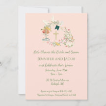 Invitation Wedding shower chrétienne, Fiançailles