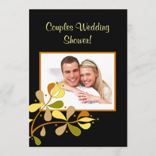 Invitation Wedding shower de couple moderne