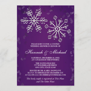 INVITATION WEDDING SHOWER DES COUPLES DE PAROI