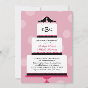 Invitation Wedding shower Inséparable Cake