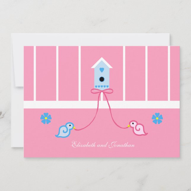 Invitation Wedding shower Jack et Jill Couple (Devant)