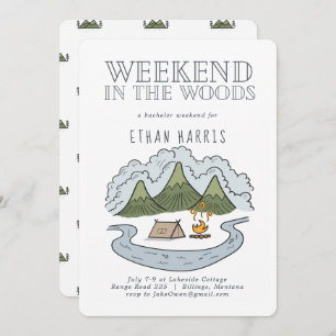 Invitation Week-end dans les bois   Bachelor